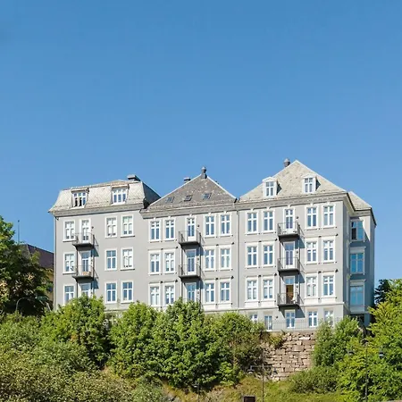 Modern Apartment With Panoramic View In Central Bergen Exteriör bild